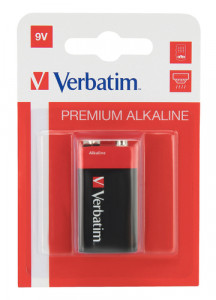 Verbatim Pile alkaline Bloc 9V 6 LR 61 49924 485004-20