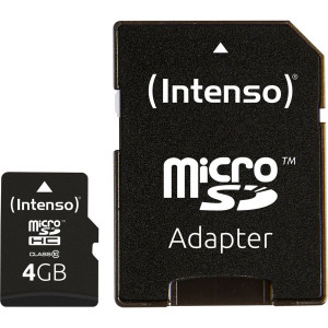 Intenso microSDHC 4GB Class 10 405932-20