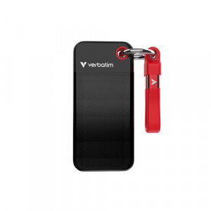 Verbatim Pocket SSD USB 3.2 2TB noir/rouge 32196 114048-20