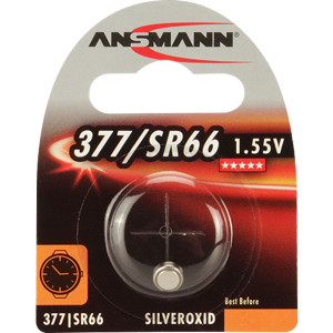 10x1 Ansmann 377 Silveroxid SR66 Conditionnement Box 123867-20