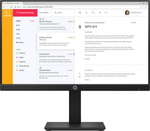 HP P24h G4 23.8 pouces 16:9 FHD IPS Monitor Black (1920x1080)/HA/TI/SW/DP/HDMI/VGA/VESA/Speakers (W1) X22324650W1459-20