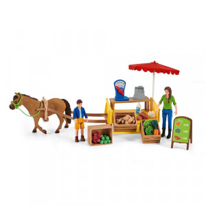 Schleich Vie à la ferme 42528 Etal mobile de la ferme 607273-20