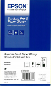 1x2 Epson SureLab Pro-S Paper BP brillant 127 mm x 65 m 254 g 462030-20