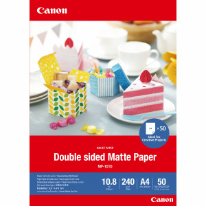Canon MP-101 D A 4, 50 feuilles Double sided Matte Paper, 240 g 515286-20
