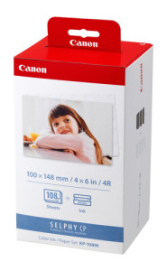 Canon KP-108 IN 10x15 cm Encre et papier (108 feuilles) 277669-20