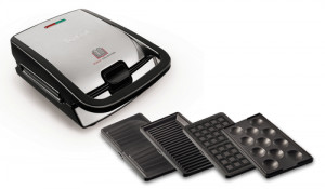 Tefal SW 854 D Snack Collection Gaufrier/App. à croque-monsieur 659451-20