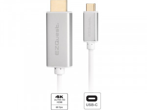 EZQuest Câble USB-C vers HDMI 2.0 4K à 60 Hz 2 m X40095 ADPEZQ0008-20