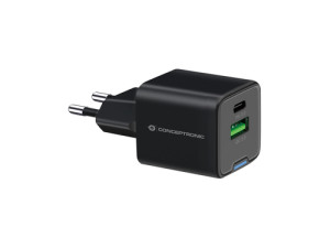 Conceptronic ALTHEA15B Chargeur 2-Port 20W GaN USB PD 165729-20