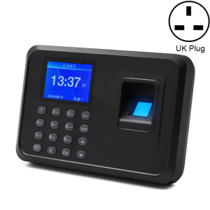 Machine de présence de temps d'empreinte digitale F01 avec écran TFT de 2,4 pouces, prise britannique SH85UK1684-20