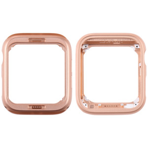 Pour Apple Watch Series SE 2022 40mm Acier Inoxydable Cadre Milieu Lunette Plaque (Or Rose) SH47RG99-20