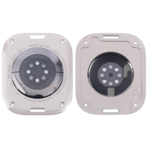 Pour Apple Watch Series Ultra 1/2 49 mm Couvercle en verre du boîtier arrière d'origine (argent) SH92SL1019-20