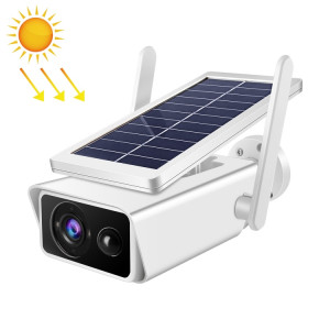Caméra de sécurité WiFi 2,4 GHz à énergie solaire T13-2 1080P HD avec batterie, détection de mouvement de soutien, vision nocturne, audio bidirectionnel, carte TF SH10121474-20