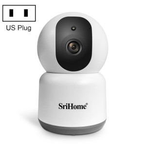 SirHome SH038 Caméra IP WiFi QHD 2.4G / 5G 4,0 millions de pixels, prise en charge de la détection des couleurs et des mouvements de nuit, conversation bidirectionnelle et détection humaine et carte TF, prise SS90US536-20