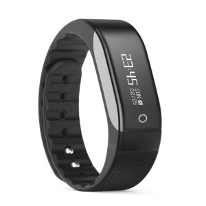 SMA07 Fitness Tracker Bracelet Bluetooth OLED, IP67 étanche, moniteur d'activité de suivi / moniteur de fréquence cardiaque / alerte anti-perte / sédentaire (noir) SH106B1360-20