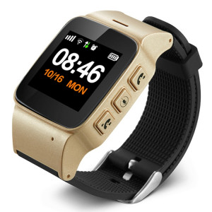 D99 + 1.22 pouces HD LCD écran GPS Smartwatch pour les aînés étanche, prend en charge le positionnement GPS + LBS + WiFi / numérotation bidirectionnelle / surveillance vocale / premiers secours à une touche / SH51CJ1243-20