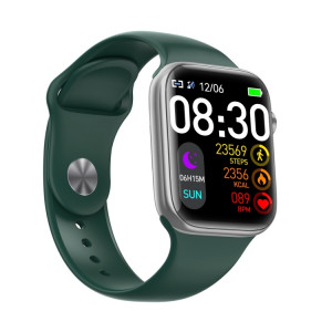 T900 PRO MAX L BIG Montre intelligente étanche à grand écran de 1,92 pouces, prend en charge la fréquence cardiaque / la pression artérielle / l'oxygène / plusieurs modes de sport (vert) SH831G1034-20