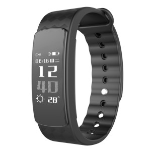 IWOWN i3 HR 0,96 pouce OLED Bracelet Bluetooth 4.0 Smart Display, affichage des appels / messages d'assistance, affichage de l'heure, moniteur de fréquence cardiaque, gestion du sommeil, podomètre, rappel SH024B499-20