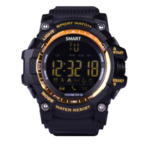 EX16 1.12 pouces FSTN LCD Affichage Angle Plein Sport Montre Smart Watch, IP67 50M Professionnel Imperméable À L'eau, Support Podomètre / Chronomètre / Alarme / Notification Rappel / Notification D'appel / SH675J862-20