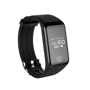 TLW B3 Fitness Tracker 0,66 pouces OLED Bracelet Bracelet à puce, IP67 Étanche, Mode Sport Support / Moniteur de Fréquence Cardiaque Continue / Moniteur de Sommeil / Rappel d'Information (Noir) SH214B1505-20