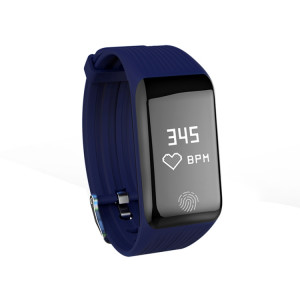 TLW B3 Fitness Tracker 0,66 pouces OLED Bracelet Bracelet à puce, IP67 Étanche, Mode Sport de Support / Moniteur de Fréquence Cardiaque Continue / Moniteur de Sommeil / Rappel d'Information (Bleu) SH214L888-20