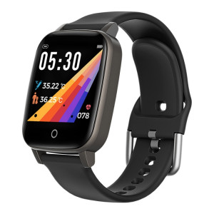 T1 Mesure de la température corporelle Montre de sport intelligente, écran de 1,3 pouces, étanche IP67, prise en charge automatique de la surveillance de la température et de la fréquence cardiaque / surveillance du SH817B943-20