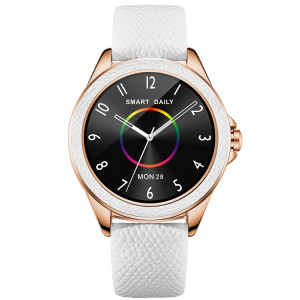 M6009 Glitter Strap Strap Strap Mode Smart Watch pour Femmes, Soutenez la surveillance de la fréquence cardiaque et le podomètre et la surveillance du sommeil et des calories (argent) SH741S196-20