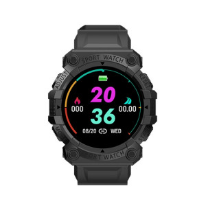 FD68S 1,44 pouce Color Roud Sport Sport Smart Watch, Soutenir le mode cardiaque / mode multi-sports (noir) SH466B138-20