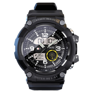 Lokmat Attack 2 1,28 pouce TFT Screen Bluetooth Sports Smart Watch, Soutenir la fréquence cardiaque et la surveillance de la pression artérielle (noir) SL515B371-20