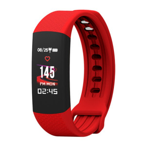 TLW B6 Fitness Tracker 0.96 pouces TFT Bracelet Bracelet Smart Bracelet, IP67 Étanche, Mode Sport Support / Moniteur de Fréquence Cardiaque Continue / Moniteur de Sommeil / Rappel d'Information (Rouge) SH687R19-20