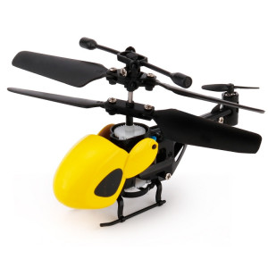 QINSONG QS5012 2CH Infrarouge Mini RC Hélicoptère, Taille: 9cm x 5cm x 2cm (Jaune) SQ335Y986-20