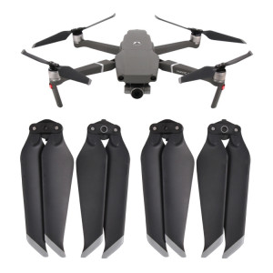 2 paires d'hélices à libération rapide 8743F pour le quadricoptère drone DJI Mavic 2 Pro / Zoom (embouts argentés) SH593S1170-20