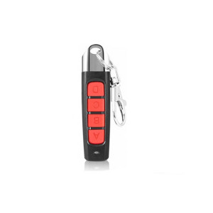 433MHz Type de copie Clé de porte de garage sans fil universelle 4 boutons émetteur de télécommande de copie (rouge) SH374R1153-20