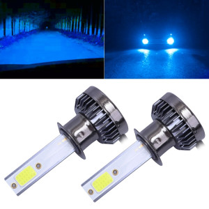 2 PCS H1 DC9-36V / 36W / 8000K / 6000LM IP68 voiture / moto Mini COB LED phares lampes / antibrouillard (lumière bleue glacée) SH43BB409-20