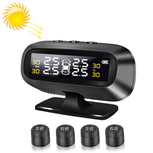 Moniteur externe de pneu externe de système d'alarme de pression de pneu de TPMS d'énergie solaire sans fil de voiture universelle SH07681297-20