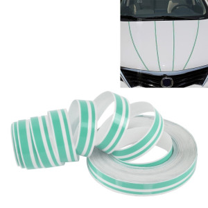 Ligne de ruban décoratif auto-adhésif de voiture de 12 mm × 9,8 m (vert) SH760G796-20