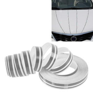 Ligne de ruban de bande décorative auto-adhésive de voiture de 12mm × de 9.8m (Gris) SH760H1246-20