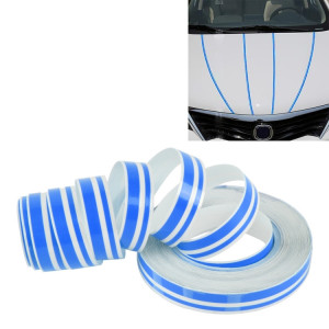 Ligne de ruban de bande décorative auto-adhésive de voiture de 12 mm × 9,8 m (bleu) SH760L1507-20