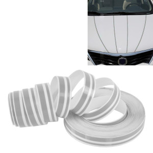 Ligne de ruban de bande décorative auto-adhésive de voiture de 12mm × 9.8m (Argent) SH760S1002-20