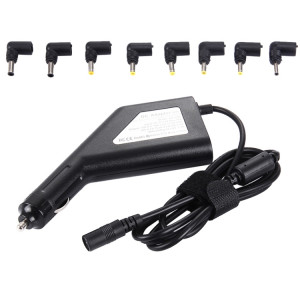 Chargeur de voiture universel pour ordinateur portable PowerBook 90W avec 8 adaptateurs d'alimentation et 1 port USB pour Samsung, Sony, Asus, Acer, IBM, HP, Lenovo (noir) SL982B225-20