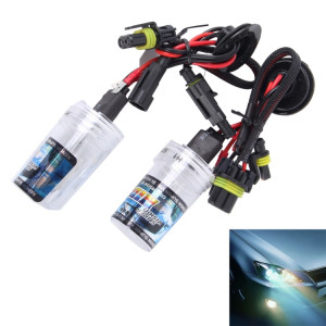 2PCS DC12V 35W H1 2800 LM HID Xenon Light Single Beam Super Vision Lampe frontale étanche, température de couleur: 6000K (lumière blanche) SH98WL1266-20