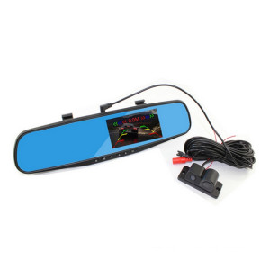 PZ452 4.3 pouces rétroviseur LCD voiture enregistreur de voiture avec caméra de stationnement, 600TV lignes, 170 degrés de vision angulaire SH38561398-20