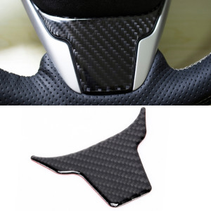 Enjoliveur de garniture de volant en fibre de carbone intérieur autocollant décoratif bricolage pour Honda Civic 10e génération SH4535686-20