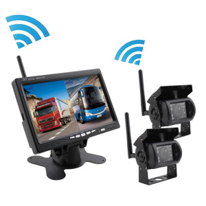 PZ607-W-D2 Moniteur de voiture de recul inversé sans fil numérique audio et vidéo de 7,0 pouces SH5162595-20