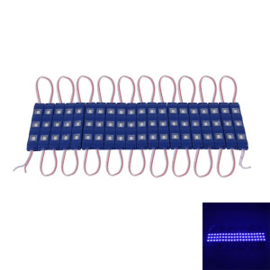 20 × 1W Sign LED Modules d'éclairage, 20 PCS DC 12V 3 SMD-5630-LED Module étanche Super Bright Light (lumière bleue) SH01BL1500-20