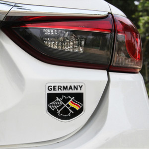 Modèle de drapeau allemand de voiture-style Sticker décoratif aléatoire SH7155838-20