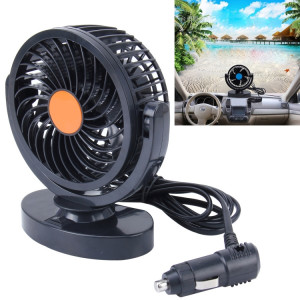 Huxin HX-T306 6W 360 degrés de rotation réglable à faible bruit Mini ventilateur de voiture électrique, DC 24V SH8709109-20