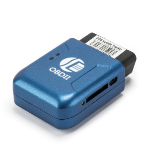 TK206 GPS OBD2 en temps réel GSM Quadri-bande Anti-vol Alarme de vibration GSM GPRS Mini GPS Tracker de voiture (bleu) SH322L1692-20
