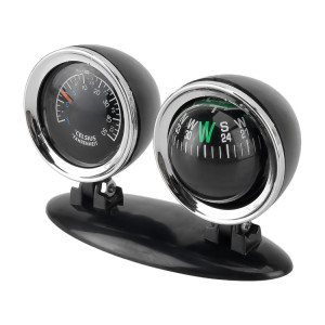 Tableau de bord automatique de voitures de thermomètre de boussole de boussole de guidage de voiture de boule de guide 2 en 1 SH03901783-20