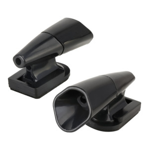 Alarme sonore d'alerte de cerf d'ABS de voiture Répulsif ultrasonique d'animaux d'énergie éolienne (noir) SH847B339-20