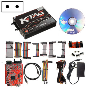 KTAG V7.020 outil de programmation d'ECU de carte PCB rouge jeton illimité, prise ue SH10991438-20